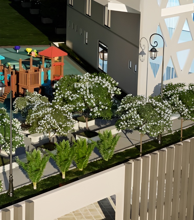 Elegant Nivasa Children Play Area - Vibrant Safe Kids Zone Tellapur
