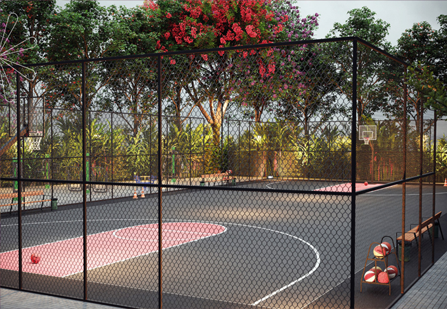AGS JB Meadows Basketball Court - Sports Amenity Medchal Hyderabad