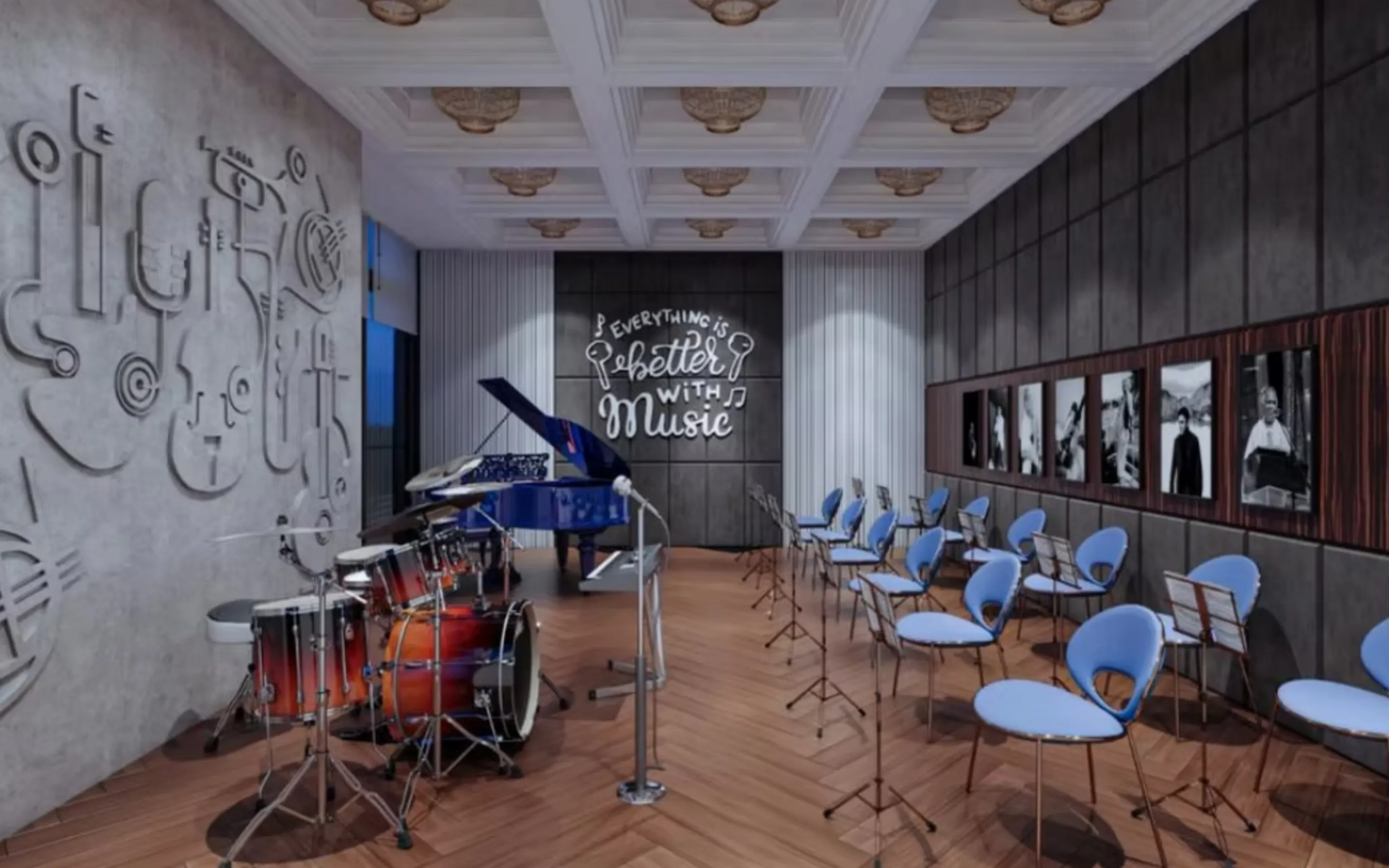 The Skyven Music Room - Creative Leisure Space Kokapet Hyderabad