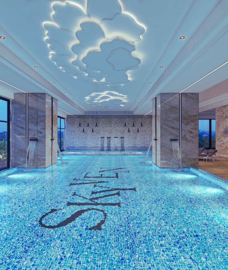 The Skyven Luxury Swimming Pool - Relaxation and Leisure Kokapet