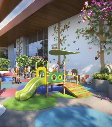 Vantage Children Play Area - Safe Vibrant Play Space Kokapet