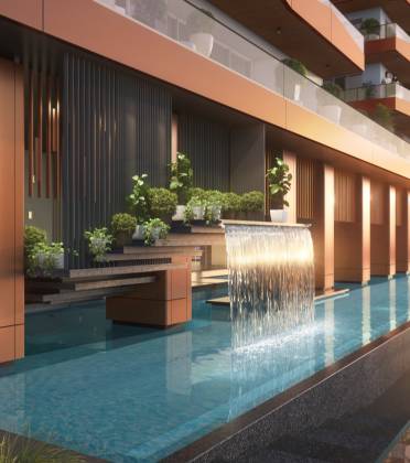 Vantage Swimming Pool - Luxury Pool Area Kokapet Hyderabad